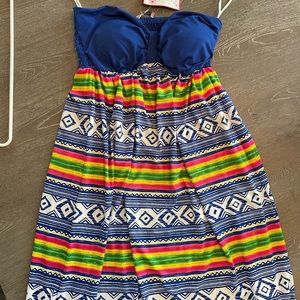 Joy Joy Long Sleeveless Sundress Royal Diamond from Julien’s